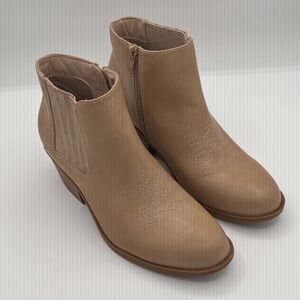 Women's FRYE & CO Jude Camel/Tan Leather Ankle Boots - Gorgeous! Size 8.5